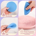 thumbnail image 3 of Esponjas faciales Nuogo, desmaquillantes de PVA, 480 unidades, con funda, 3 of 7
