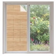 thumbnail image 2 of Brown Wood Grain Window Privacy Film, Retro Western Farmhouse Wooden Board Static Cling UV Sun Blocking Tint Film Heat Control Windows Films for Bedroom Bathroom, Window Stickers 35.4"x78.7", 2 of 8