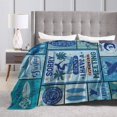 thumbnail image 4 of Surf Blanket Soft Flannel Beach Themed Blanket for Men Women Warm and Cozy Surfer Gifts for Surfers Perfect Throw Blanket for Travel or Home Use 60x50, 4 of 6