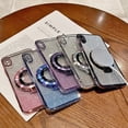 thumbnail image 2 of Gradient Glitter CD Ring Holder Phone Case For Samsung Galaxy A05 A15 A25 A35 A55 A05S A04S A14 A24 A34 A54 5G A73 A53 A33 Cover, 2 of 5