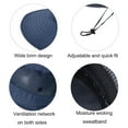thumbnail image 3 of A foldable outdoor sports mountaineering fishing visor hat Breathable sun hat fisherman's hat - Navy blue, 3 of 5
