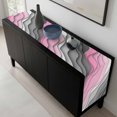 thumbnail image 5 of Pink Grey Ombre Table Runner 90 Inches Long, Modern Geometric Abstract Aesthetics Cream Kitchen Coffee Dining Table Decoration for Home Party Birthday Wedding Home Decor 13x90 Inches, 5 of 8