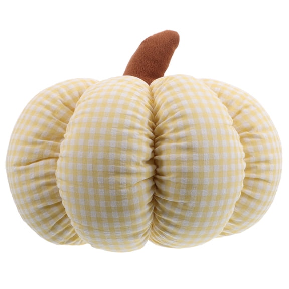 YUYUETIME Pumpkin Shaped Pillow Unique Design Soft Plush for Bedroom Sofa Decor