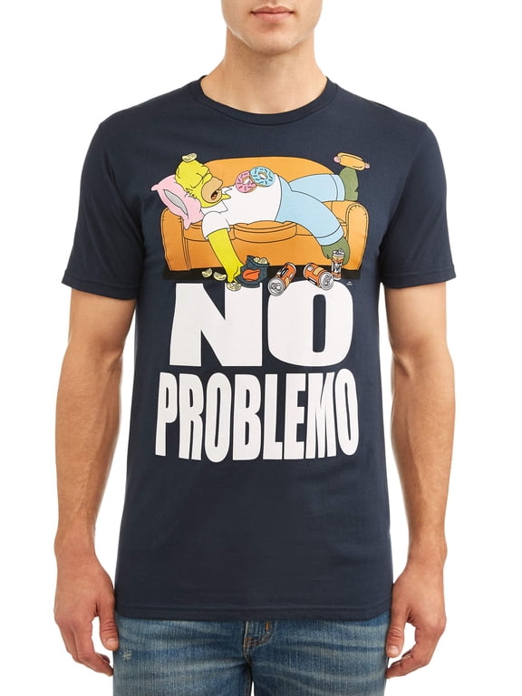 Men's Simpsons "Food Coma" Graphic Tee, Available up to size 3XL
