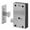 Silver, variant on Ives CL124 Commercial Series 2-1/4" Long Brass Magnetic Catch - Brass