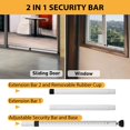 thumbnail image 2 of Barra de seguridad para puerta corrediza PBHEPJ ajustable de 47-130 cm, metal, 2 of 7
