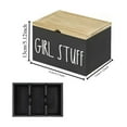 thumbnail image 2 of Clearance Sale! Wooden Storage Hygiene Products Bead Storage Rural Style Household Laundry Room Bathroom Organizer Desktop Ornament Practical Home Decor, 2 of 5