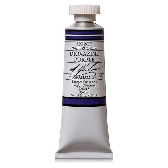 M. Graham Artists' Watercolor - Dioxazine Purple, 15 ml Tube