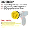 thumbnail image 6 of opvise 3 Pcs Tile Grout Drill Brush Cleaning Power Scrubber Tub Cleaner Attachment Kit, 6 of 8