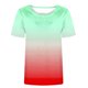 thumbnail image 4 of Camiseta de Manga Corta de Cuello Redondo Impresa Casual de la Moda de las Mujeres, Poliéster Ligero para el Uso Diario, 4 of 8