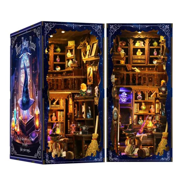 Kit DIY en miniatura NEXTIPS Book Nook Casa Mística de Mago