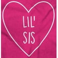 thumbnail image 2 of Little Sisters Sis Younger Adorable Youth T Shirt Tee Girls Infant Toddler Brisco Brands 6M, 2 of 5