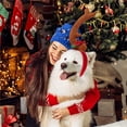 thumbnail image 5 of Dog Antler Headband Christmas Dogs Costume for Medium Large Dogs, Dog Ears Ajustable Elastic Band Dogs Costume for Christmas Party Decor,A, 5 of 7