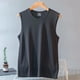 thumbnail image 1 of pstuiky Camiseta sin mangas para hombre, Camisola deportiva informal de cuello redondo y alta elasticidad de color liso para hombre Camisas para hombres xxxxxl, 1 of 3