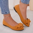 thumbnail image 7 of Women's Pointed Toe Flat Shoes Elegant Bow Knot Ballet Flats for Ladies Comfortable Slip-On Loafers, 36, 7 of 7