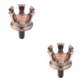 thumbnail image 1 of Speravity Motorcycle 1/4 Style Aluminum Seat Bolts Screw for Harleys 01 Bronce 2piezas, 1 of 1