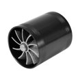 thumbnail image 3 of Turbonator Doble Ventilador, Turbina Super Cargador Entrada de Aire Turbo Doble Ventilador Turbina Super Gas Combustible Turbonator Ahorro de Combustible para Coche para Hombre(black) EOTVIA NO, 3 of 6