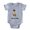 Heather Grey, variant on CafePress - Boxer Life - Cute Infant Baby Football Bodysuit