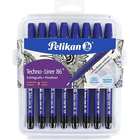 Estilógrafo Pelikan Technoliner 8 Piezas