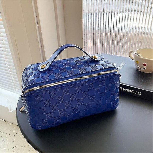 Bolsa de cosméticos de viaje de gran capacidad, bolsa de cosméticos de viaje multifunción, organizador de artículos de tocador para mujeres, estuche de maquillaje para mujeres