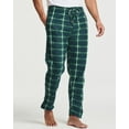 thumbnail image 2 of Real Essentials 3 Pack: Mens Fleece Plaid Pajama Pants - Lounge Pajama Bottoms(Available in Big & Tall), 2 of 6