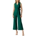 thumbnail image 2 of Mono sin mangas elegante de oficina INSPIRE CHIC con cinturón ancho verde L, 2 of 6