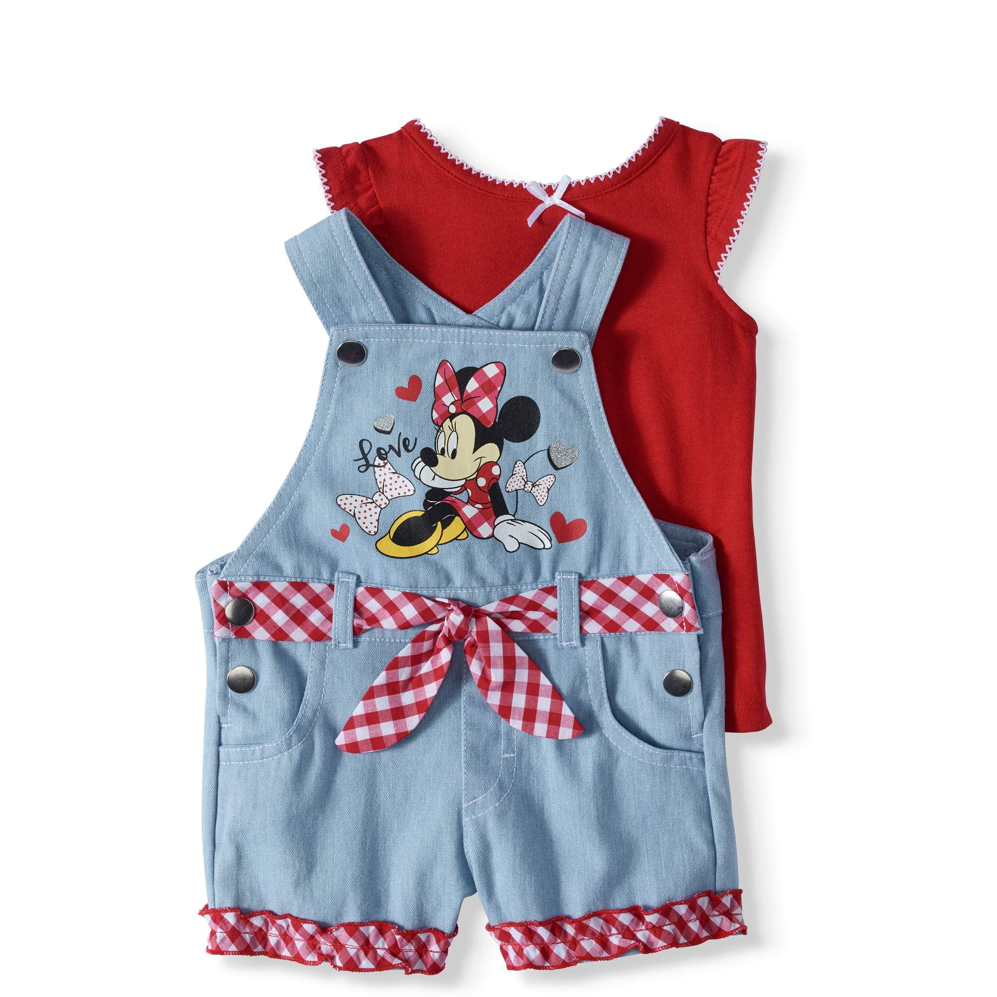 minnie mouse dungaree dress