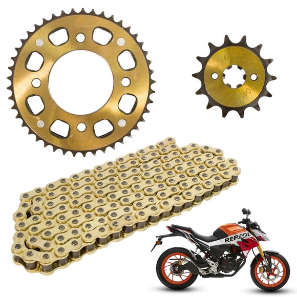Kit Arrastre Traccion Reforzado 45D-14D 428Hx132L CB190