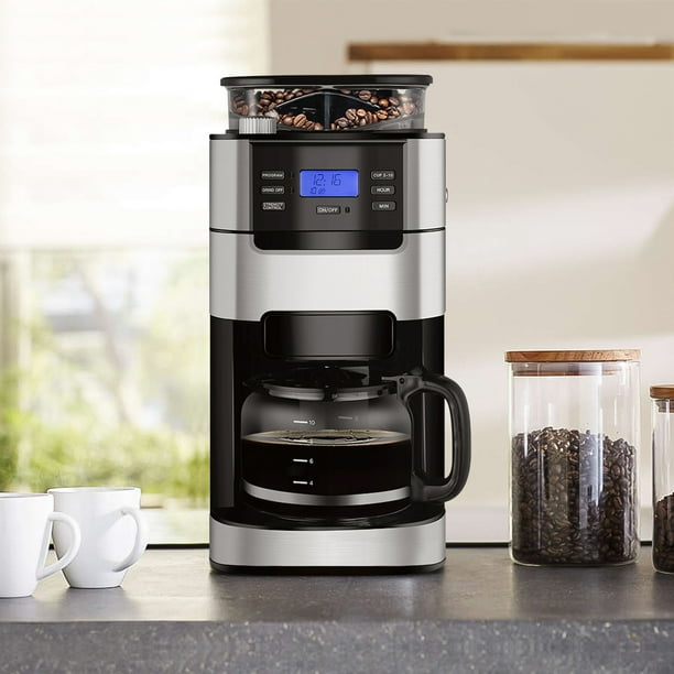 Grind and Brew Coffee Maker, 10 Cups Drip Coffee Machine