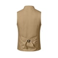 thumbnail image 5 of OSOLU Boys Tank Tops Solid Color Stand Collar Vest Festive Themed Sleeveless Jacket Casual Outerwear Summer Beach Tops, 5 of 5