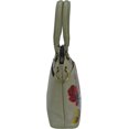 thumbnail image 4 of Anna by Anuschka Hand Painted Women’s Genuine Leather Small Satchel - Top Zip, Front pocket with Magnetic Button, Default Rope Handle and Detachable Adjustable Handle, 4 of 6