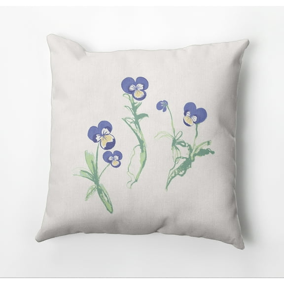 Simply Daisy What a Pansy Decorative Throw Pillow