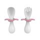 thumbnail image 1 of Juego De Cuchara Y Tenedor Para Bebé, Masticables De Silicona Sin Bpa, Juego De Cuchara Corta Fácil Para Bebé, Utensilios De Entrenamiento De Autoalimentación Para Niños sonducket BA000664-01, 1 of 7