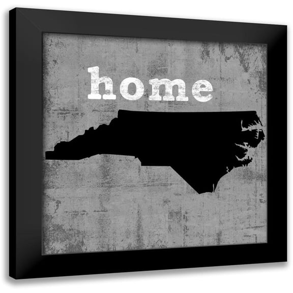 Wilson, Luke 12x12 Black Modern Framed Museum Art Print Titled - North CarolinaÂ