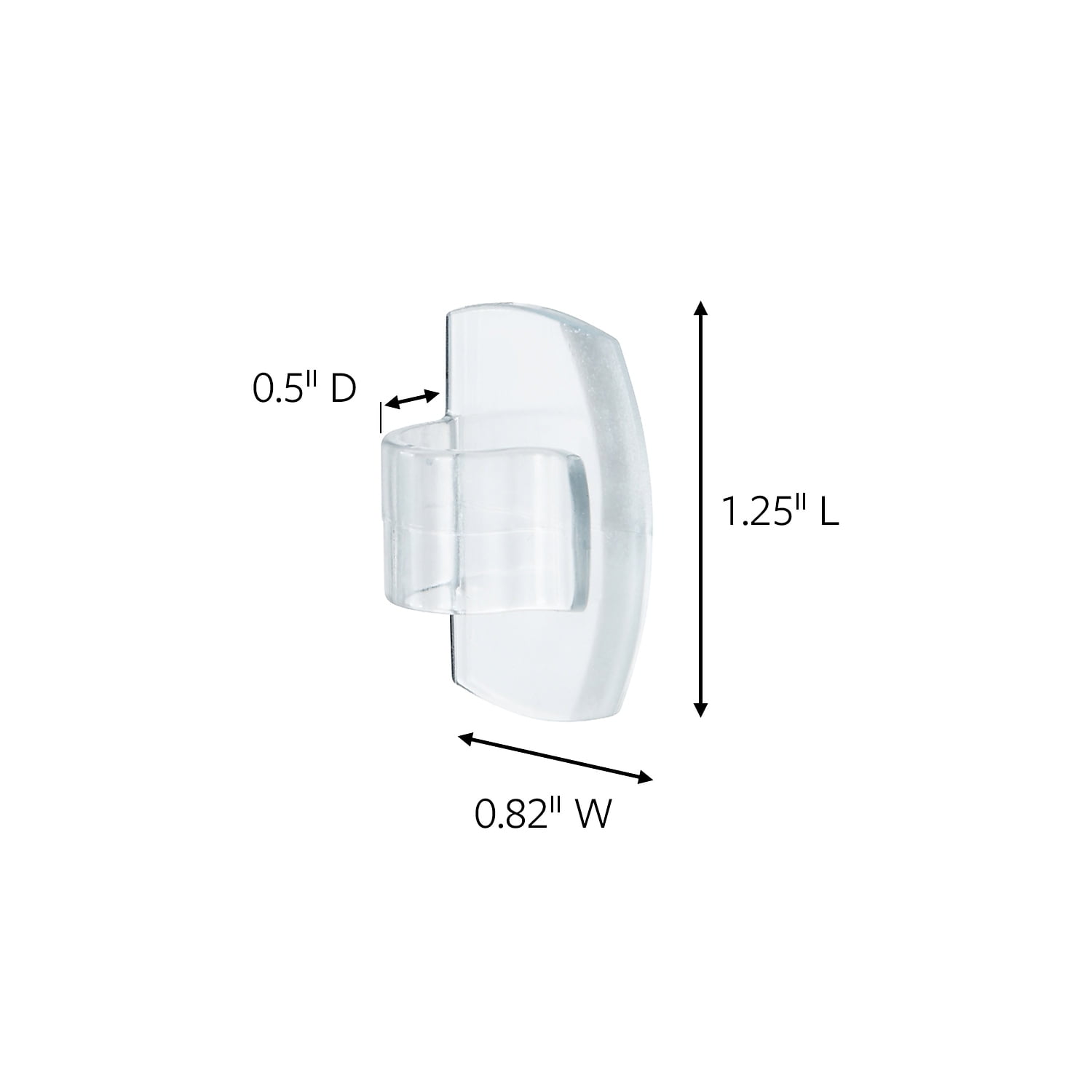 Command Outdoor Light Clips, Clear, Damage Free Decorating, 16 Clips and 20 Command Strips