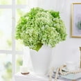 thumbnail image 6 of Waipfaru 4Pcs Hydrangea Artificial Flowers,20" Faux Hydrangea Flower with Stems,Full Latex Real Touch Hydrangea Flowers for Office Home Party Wedding Decor(Green), 6 of 7