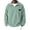 Mint Green, variant on GrmtClth Sweatshirt for Men Stand Collar Quarter Zip Pullover Lightweight Corduroy Long Sleeve Golf Athletic Tops Green 2XL