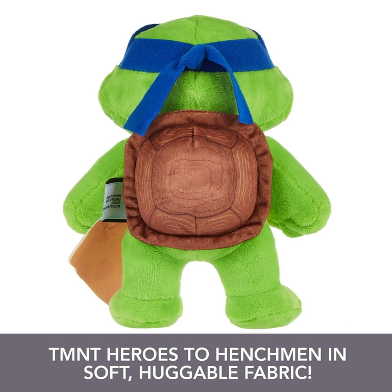 TMNT Plush Toy Set - 3 Pack Official Teenage Mutant Ninja Turtles Stuffed Animals With Stickers
