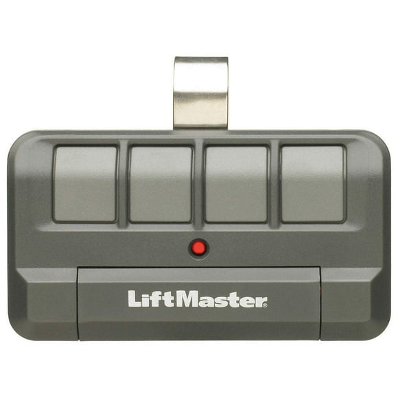 LiftMaster 894LT Remote Control Transmitter, 4 Button, Black with Grey Buttons