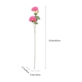 thumbnail image 2 of 6 piezas de peonías artificiales para decorar tallos de peonías artificiales, plantas falsas para bricolaje., 2 of 6