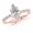 Rose Gold, variant on 1.15 Ctw Marquise Cut Floating Prong Set 14K Yellow Gold Diamond Engagement Ring (J-K Color I1-I2 Clarity 1 Ct Center)