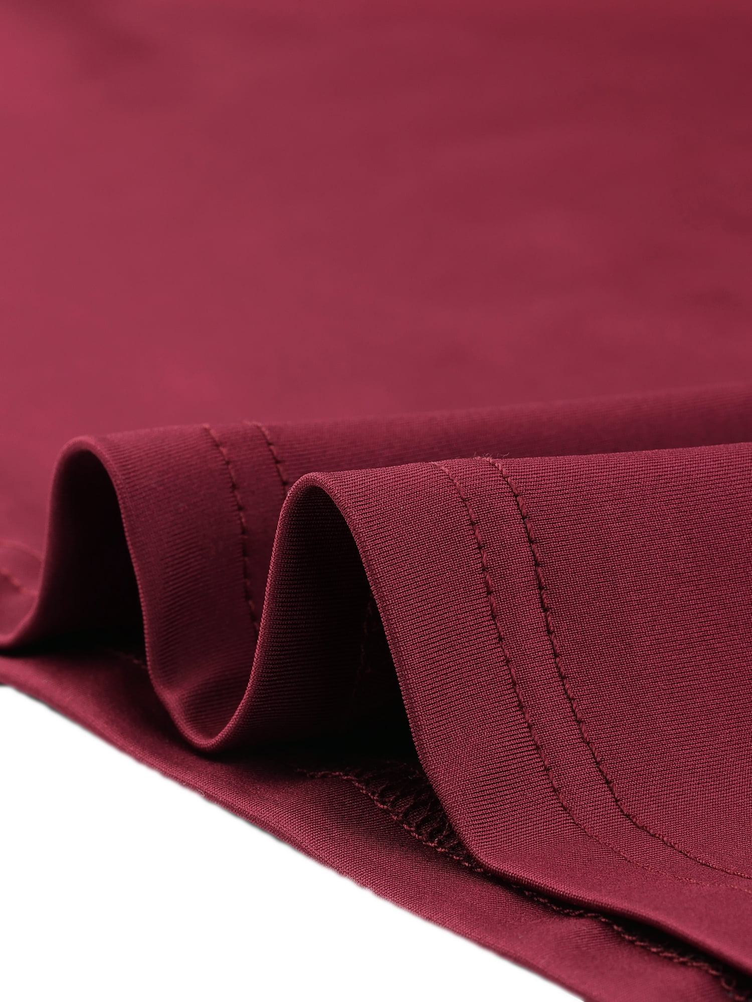 DARING DIVA Women's Plus Size Long Sleeve Notched Neck Loose Tops 4X Burgundy