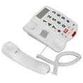 thumbnail image 4 of Téléphone Fixe Filaire, Gros Boutons, Volume Réglable, Cadran à une Touche, Pré-Rangement pour Malentendants, 4 of 8