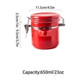 thumbnail image 3 of MesaSe Coffee Canisters With Airtight Lids  Ceramic Containers With Lids  Cookie Jars With Lids Airtight Decorative-blue-650ml/23oz, 3 of 9