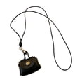 thumbnail image 3 of GUOOL Hanging Neck Pouch Compact Change Pouch with Detachable Lanyard Mini Key Bag Black, 3 of 9