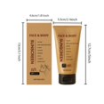 thumbnail image 2 of Loción de protección solar hidratante SPF 30 respetuosa con la melanina, sin tinte blanco, ingredientes naturales, resistente al agua, resistente a los arrecifes, 85 g, para tonos de piel oscuros, 2 of 7
