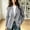 Gray, variant on Women Double Breasted Blazer Jacket Long Sleeve Lapel Suit Coat Casual Business Work Outerwear Tops for Spring Autumn office Daily Wear S-3XL Yellow