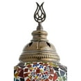 thumbnail image 3 of Kafthan Turkish 14.5” Metal Table Lamp with Mosaic Glass Spheres Shade, 3 of 7