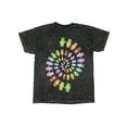 thumbnail image 5 of Care Bears Men's Characters Tie Dye Spiral Print Adult Short Sleeve T-Shirt, 5 of 6