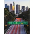 thumbnail image 2 of Art.com Pasadena Freeway (Ca Highway 110) Leading to Downtown Los Angeles, California, United States of Ame Stretched Canvas Print Wall Art by Gavin Hellier, 12" x 16", 2 of 4